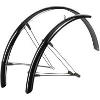 Комплект крил HEBIE RAINLINE 28" ширина 41 мм, чорні гляцеві
